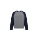 Hollister Grey Navy Raglan Sweater / Pre-Owned
