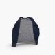 Hollister Grey Navy Raglan Sweater / Pre-Owned