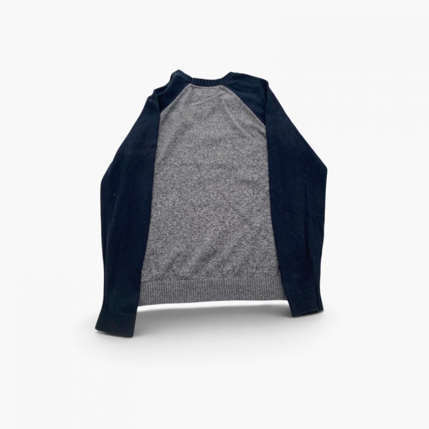 Hollister Grey Navy Raglan Sweater / Pre-Owned