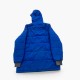 Adidas Blue Hooded Puffer Jacket / Pre-Owned