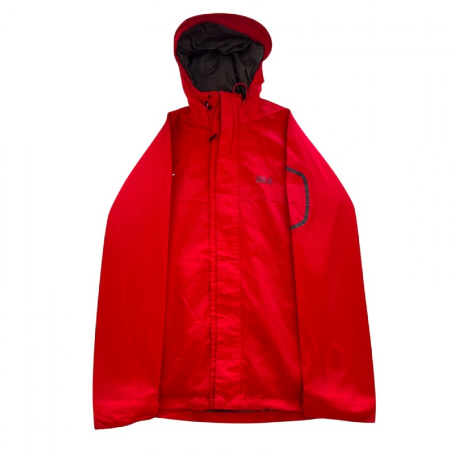 Jack Wolfskin Red Hooded Outdoor Jacket / Pre-Owned