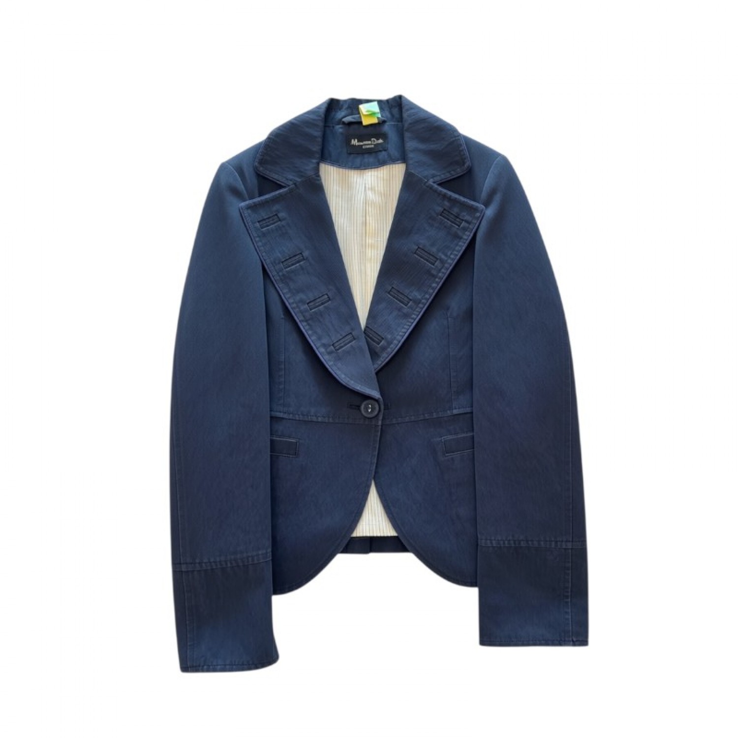 Massimo Dutti Women’s Navy Tailored Blazer / Pre-Owned