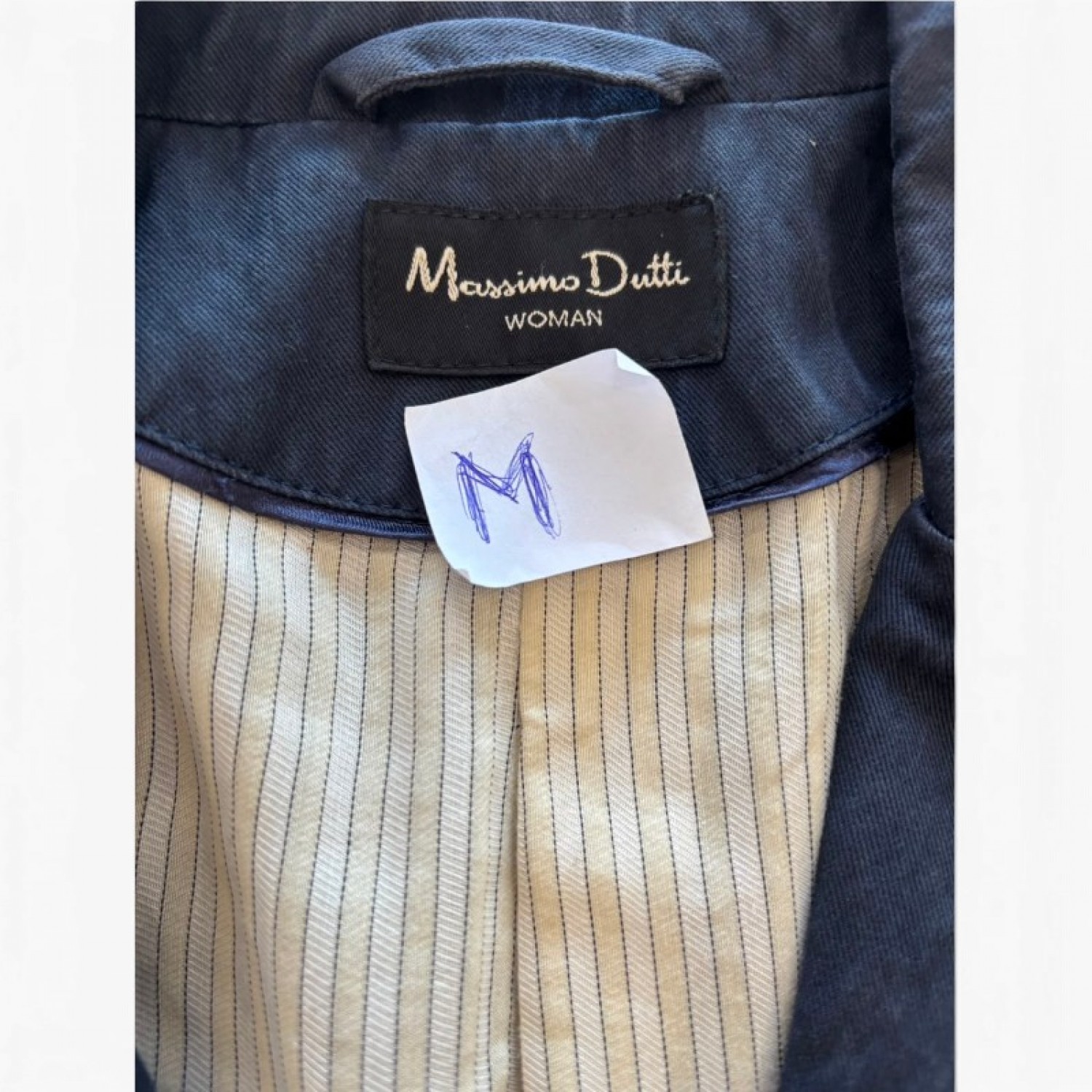 Massimo Dutti Women’s Navy Tailored Blazer / Pre-Owned