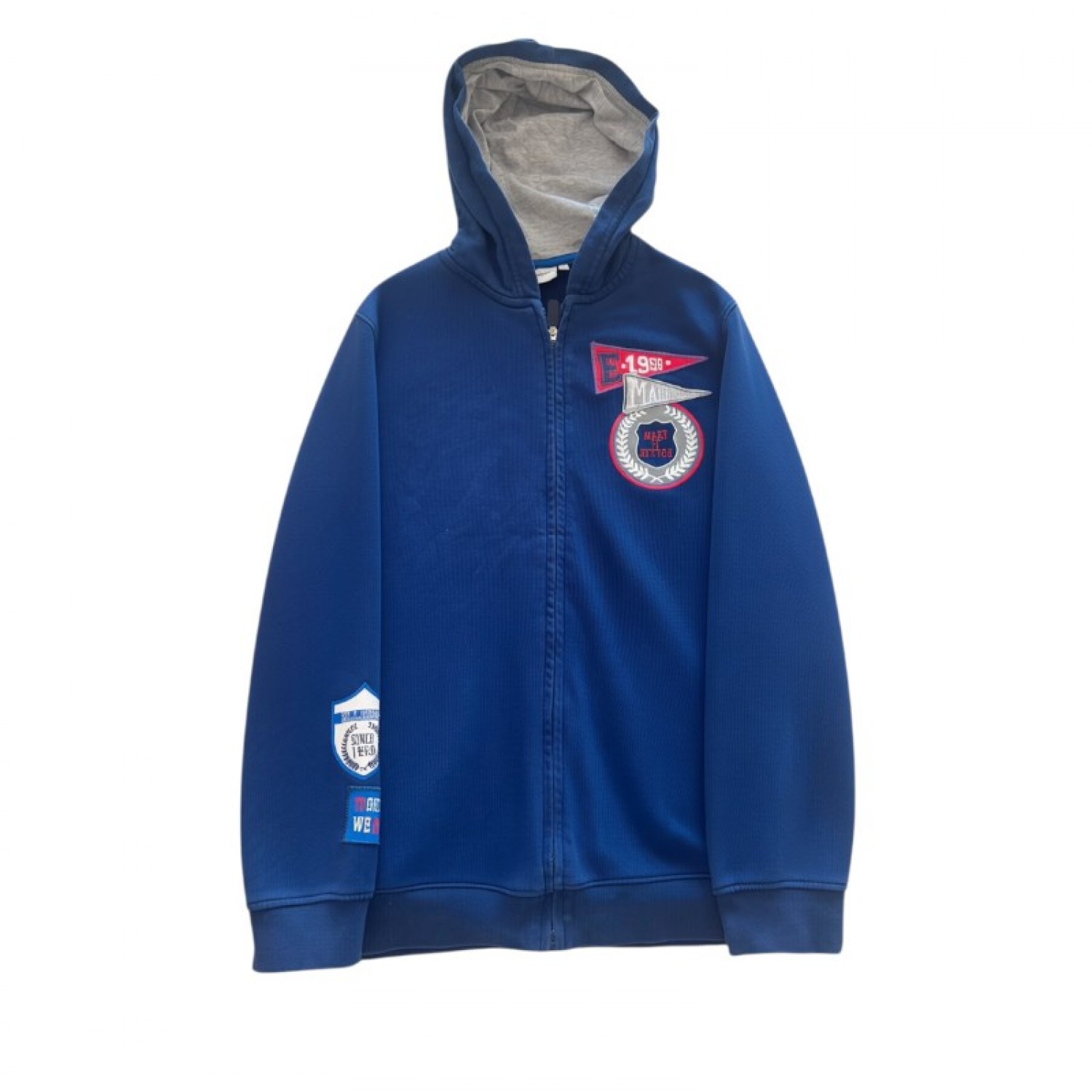 Ellesse Blue Full Zip Hooded Sweatshirt / Pre-Owned