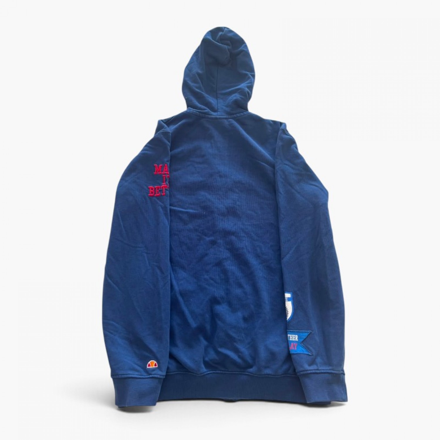 Ellesse Blue Full Zip Hooded Sweatshirt / Pre-Owned