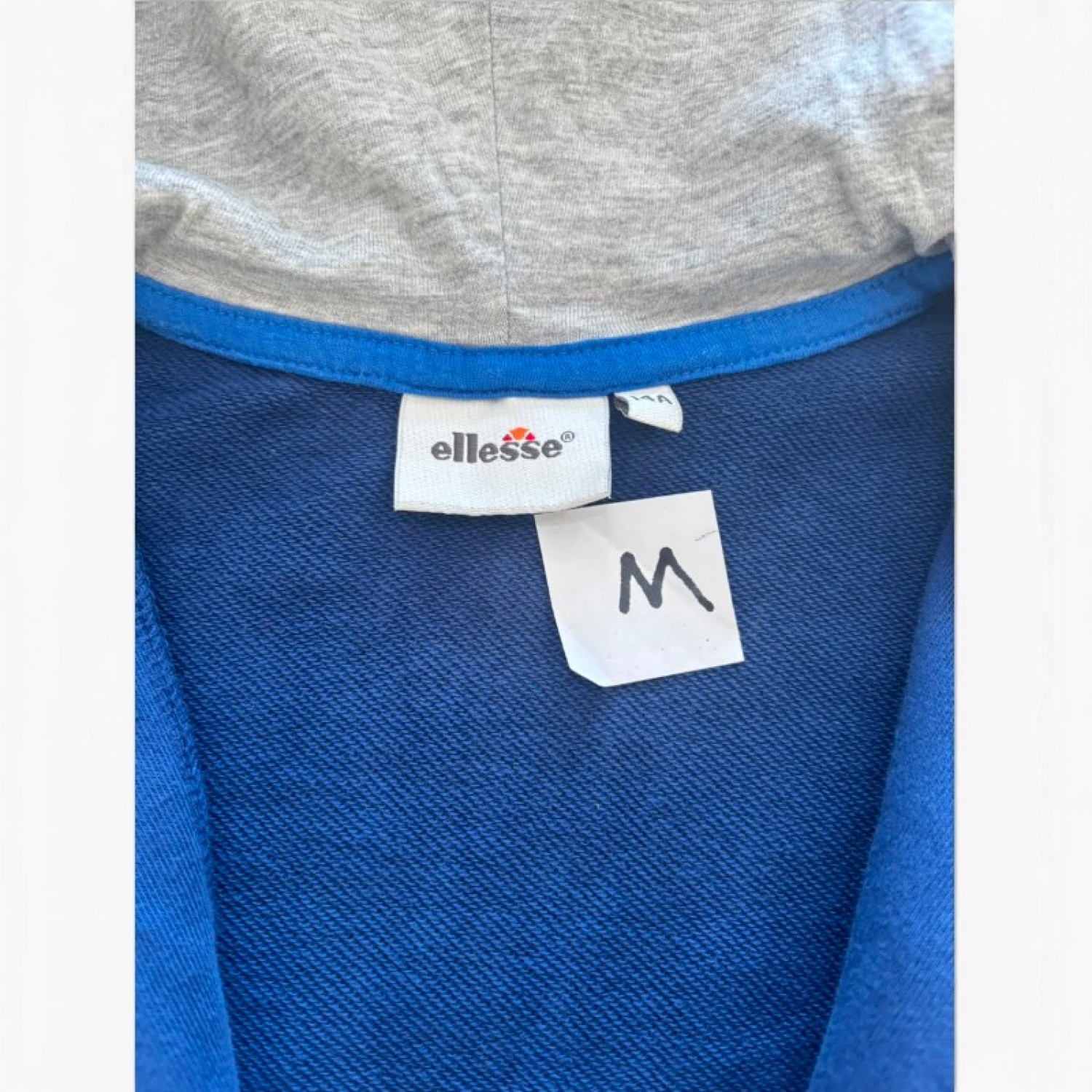 Ellesse Blue Full Zip Hooded Sweatshirt / Pre-Owned