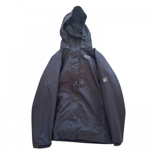 Jack Wolfskin Women’s Black Hooded Outdoor Jacket / Pre-Owned