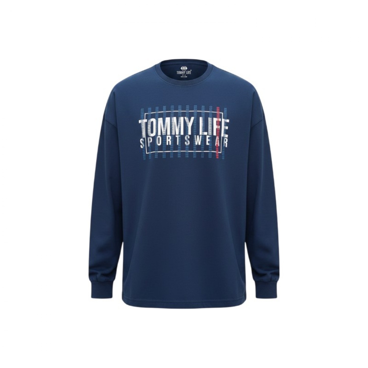 Tommy Life Sportswear Graphic Long Sleeve Shirt / Pre-Owned