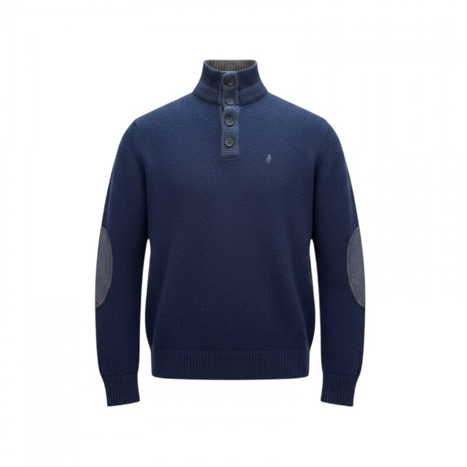 Marlboro Classics Men's Button Neck Knit Sweater - Size M / Pre-Owned
