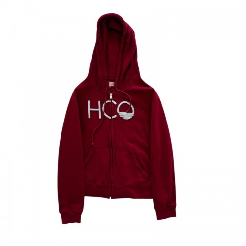 Hollister Logo Zip Hoodie - Size L / Pre-Owned