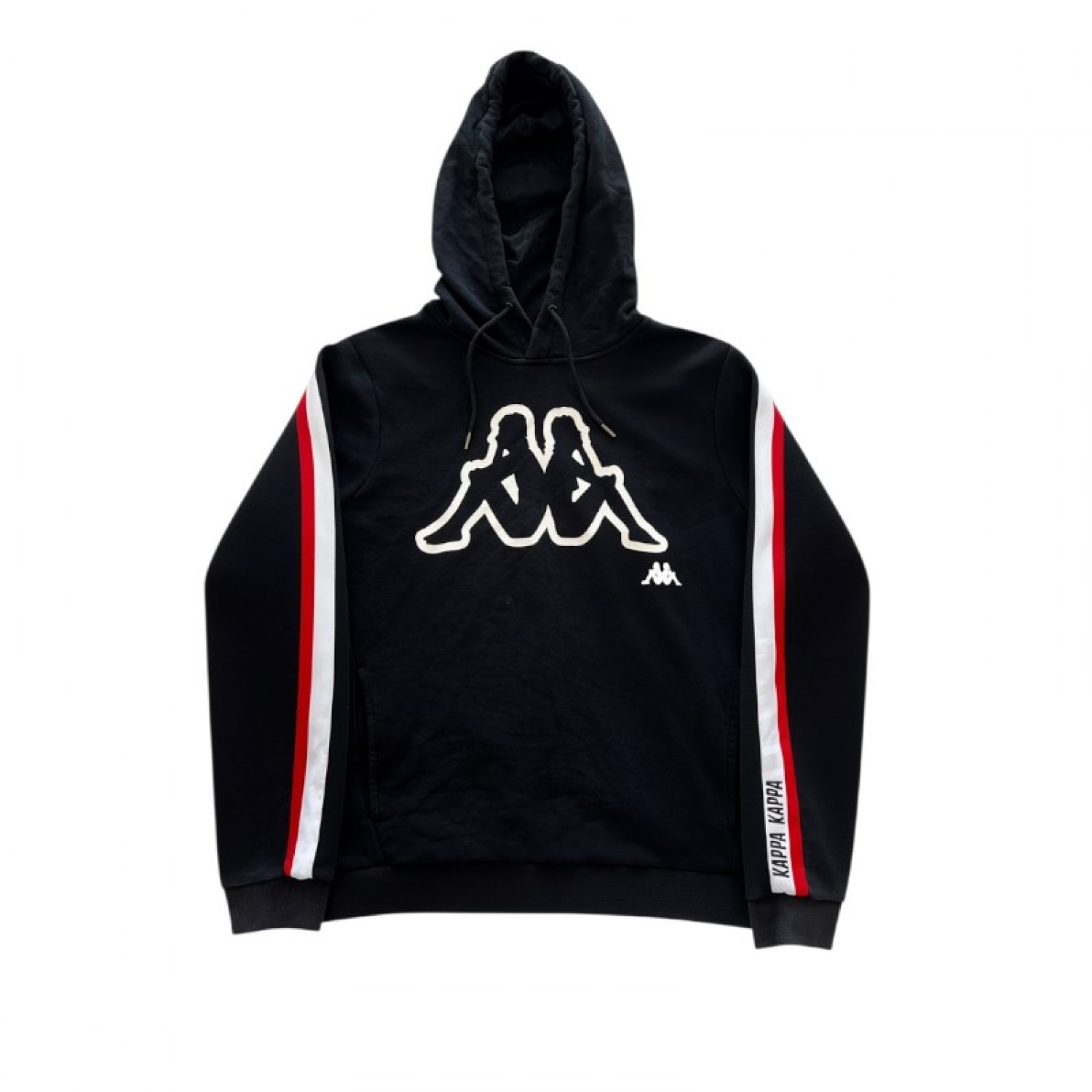 Kappa Logo Pullover Hoodie - Size L / Pre-Owned