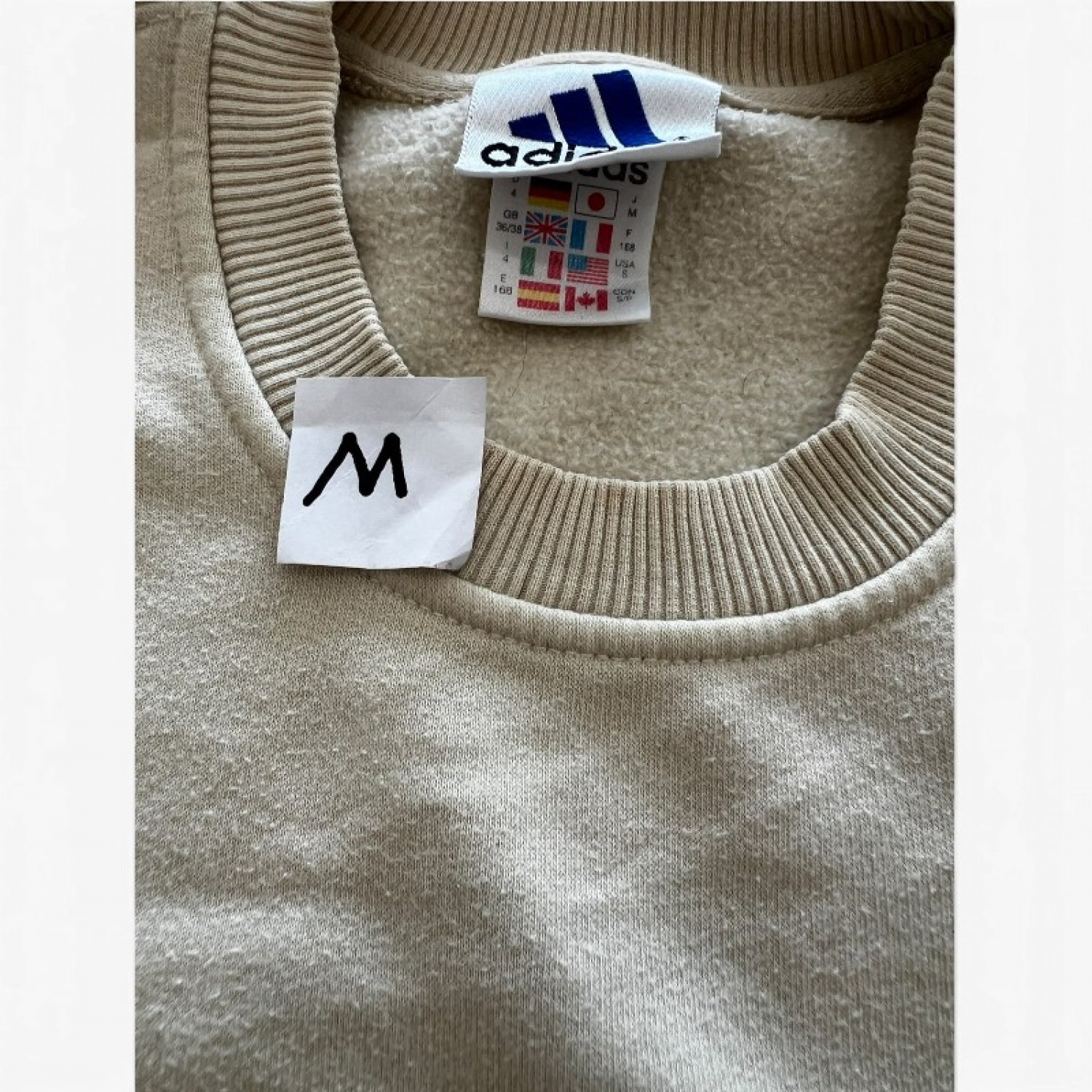 Adidas Vintage Crewneck Sweatshirt - Size M / Pre-Owned