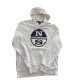 North Sails Λευκό Φούτερ Hoodie με Μεγάλο Λογότυπο – Μέγεθος L / Pre-Owned