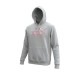 Puma Ανοιχτό Γκρι Φούτερ Hoodie με Κόκκινο Λογότυπο – Μέγεθος XL / Pre-Owned