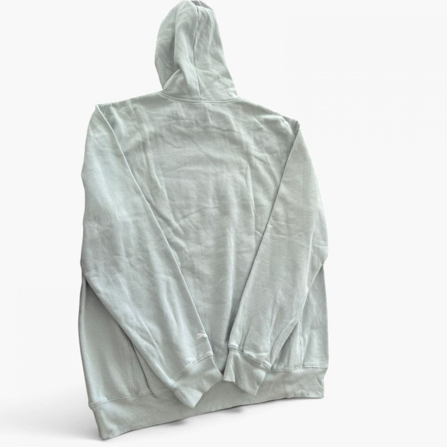 Puma Ανοιχτό Γκρι Φούτερ Hoodie με Κόκκινο Λογότυπο – Μέγεθος XL / Pre-Owned