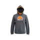 Ellesse Unisex Ανθρακί Φούτερ Hoodie με Μεγάλο Λογότυπο – Μέγεθος S / Pre-Owned