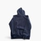 Fila Ανδρικό Σκούρο Μπλε Φούτερ Hoodie με Μεγάλο Λογότυπο – Μέγεθος M / Pre-Owned
