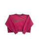 Nike Dri-FIT Γυναικεία Μπορντό Cropped Φούτερ Μπλούζα – Μέγεθος S / Pre-Owned