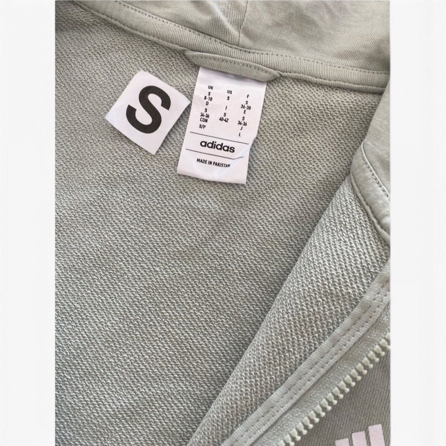 Adidas Full Zip Hoodie — Size S / Pre-Owned