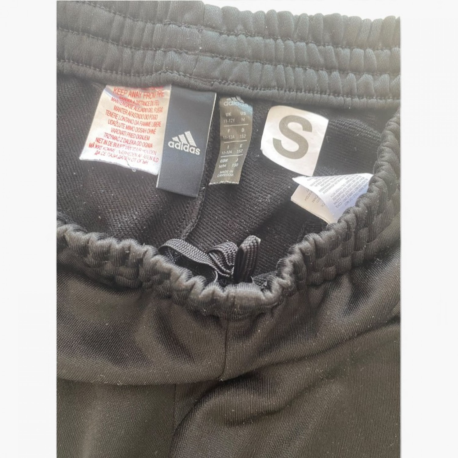 Adidas 3-Stripes Track Pants — Size S / Pre-Owned