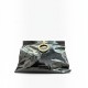 Moschino Μαύρο Clutch Λουστρίνι-Όψης με Χρυσαφί Κρίκο / Pre-Owned