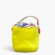 O bag Λαχανί Bucket Τσάντα με Floral Εσωτερική Θήκη / Pre-Owned