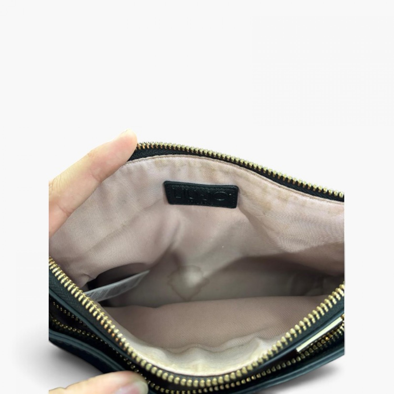 Liu Jo Μαύρο Νεσεσέρ με Διπλό Φερμουάρ / Pre-Owned