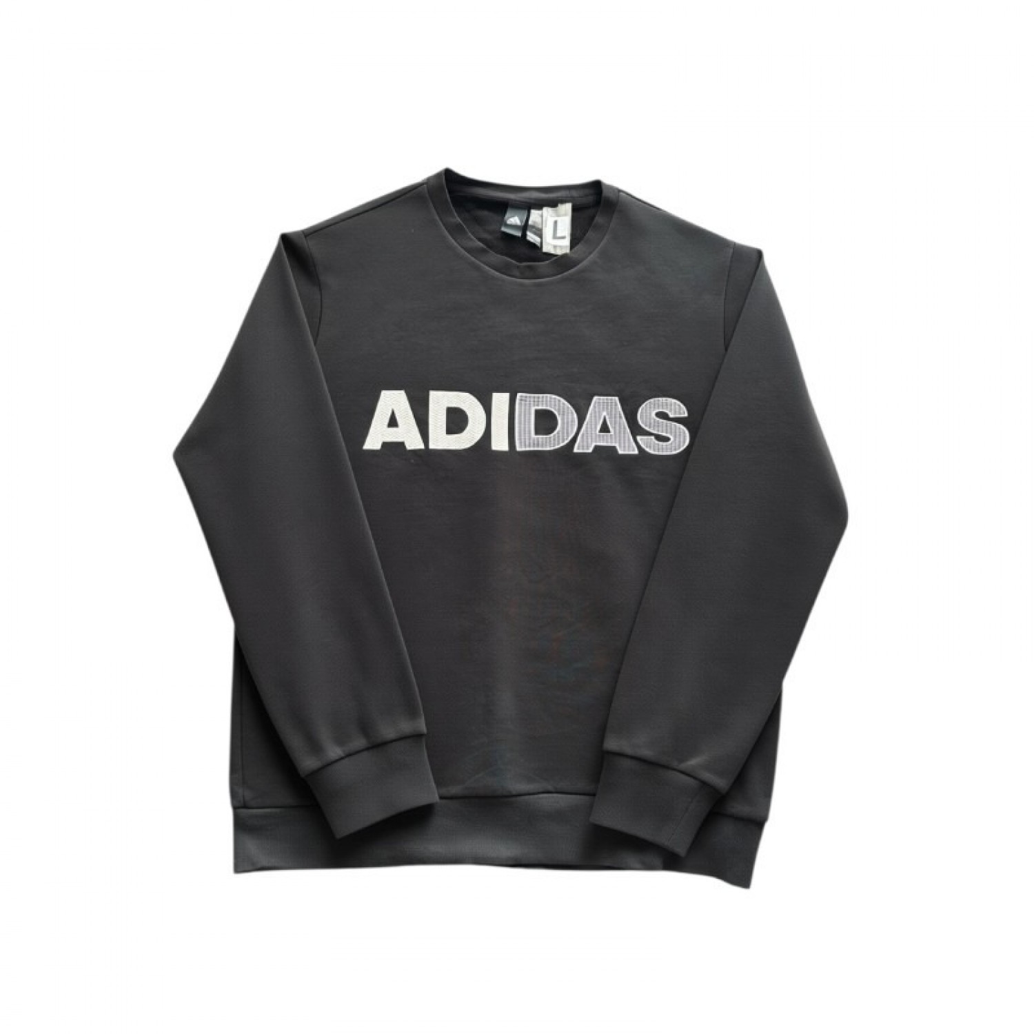 Adidas Logo Crewneck Sweatshirt – Black – L