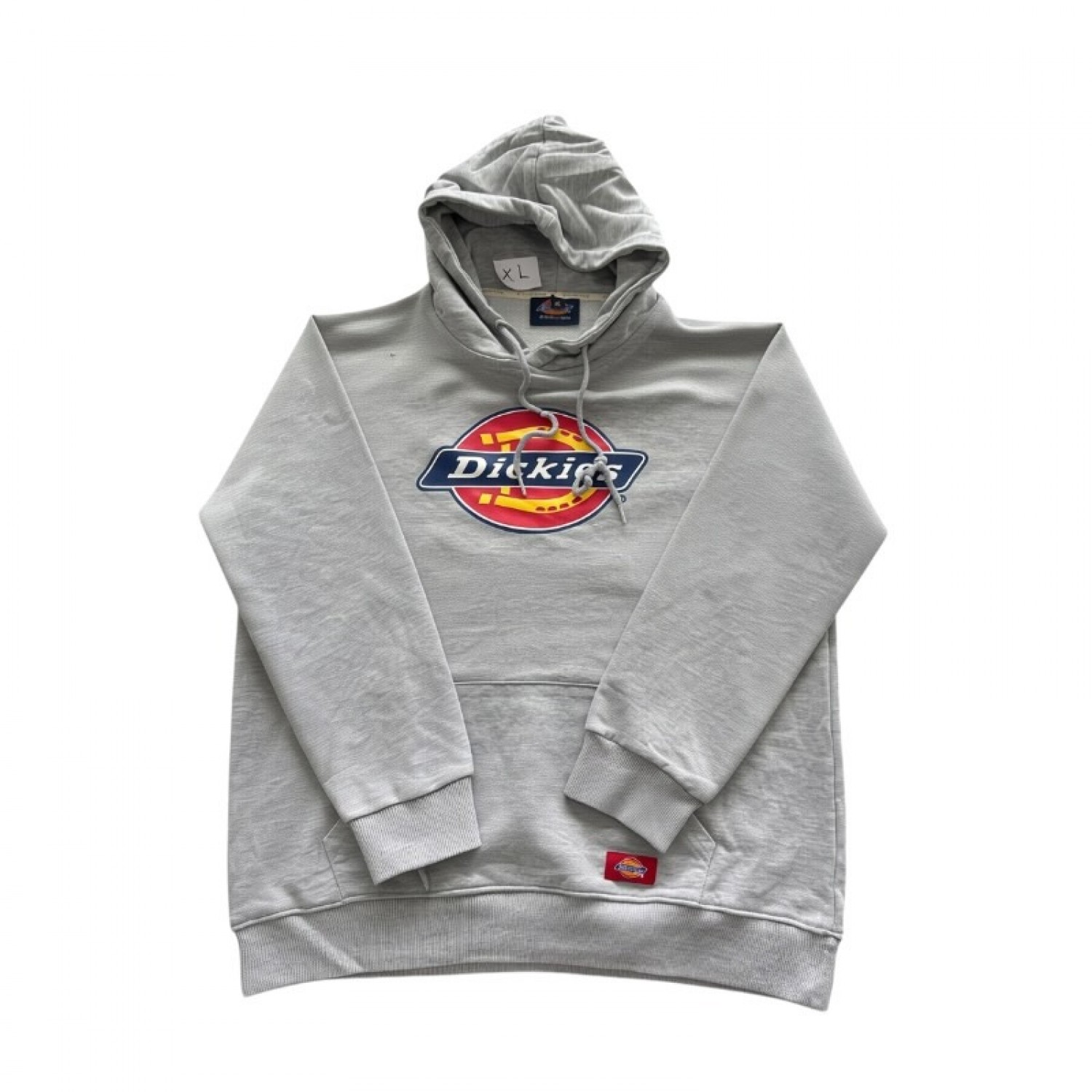 Dickies Logo Pullover Hoodie – Grey – XL