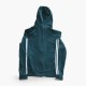Adidas Three-Stripe Full-Zip Hoodie – Dark Teal – M