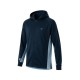 Nike Colorblock Full-Zip Hoodie – Navy & Light Grey – L