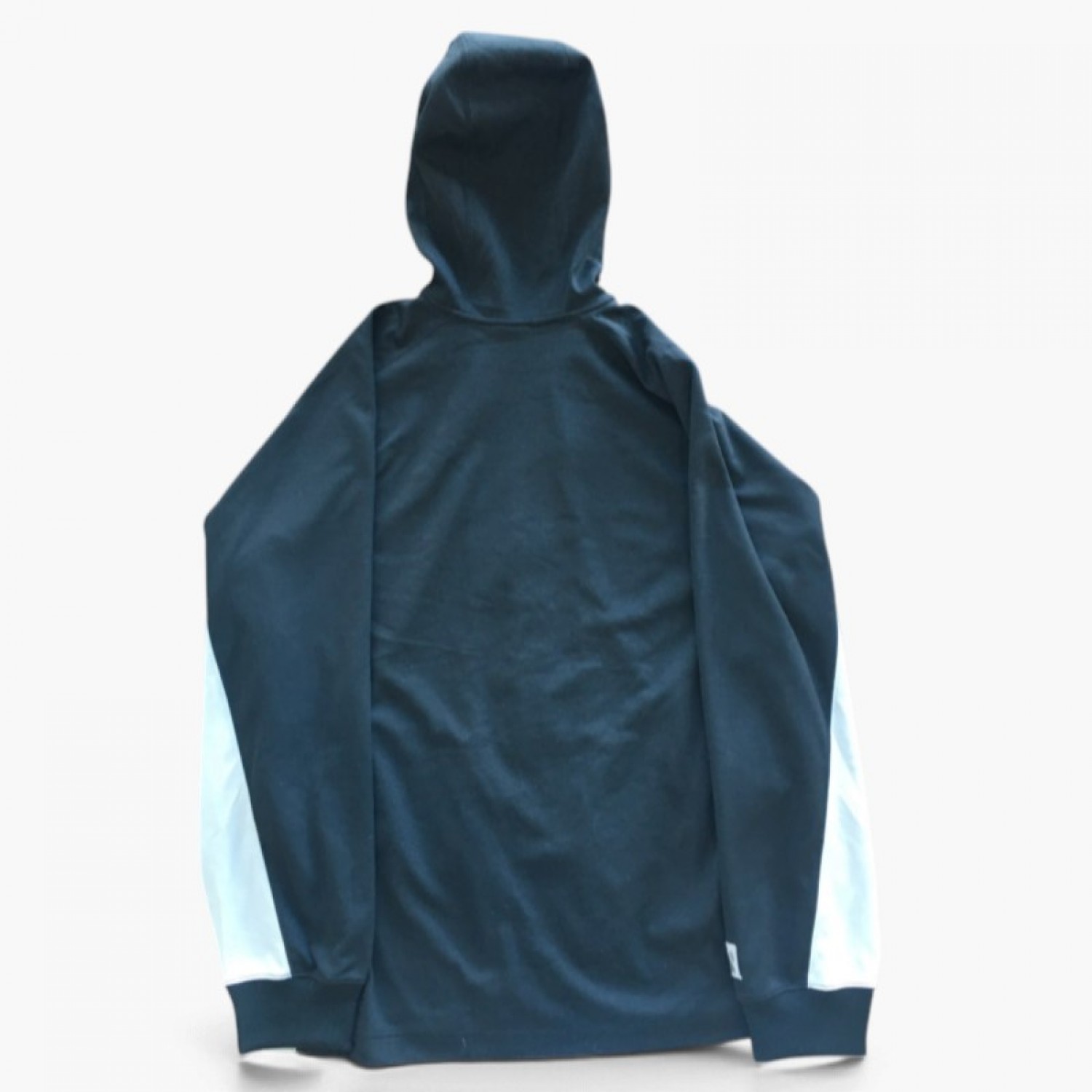Nike Colorblock Full-Zip Hoodie – Navy & Light Grey – L