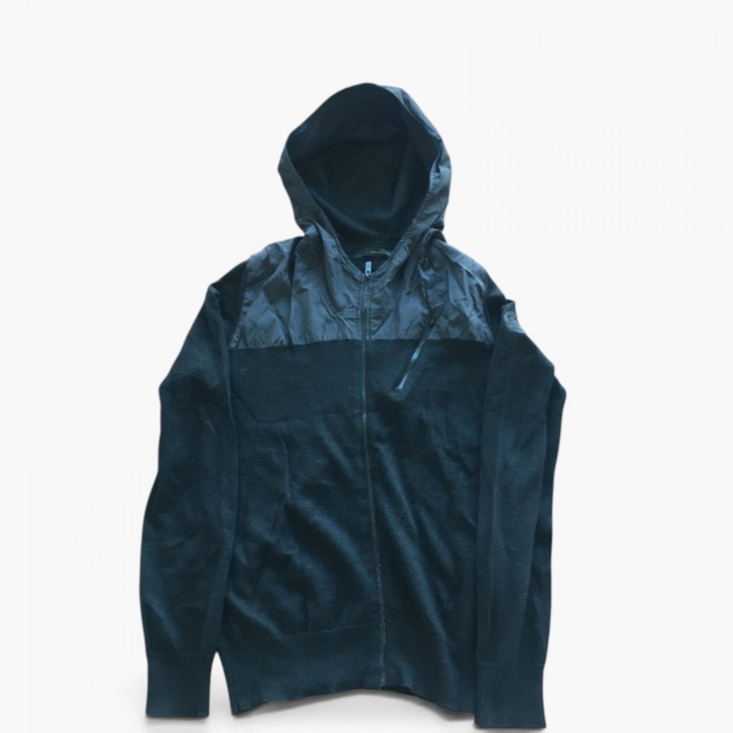 Calvin Klein Jeans Full-Zip Hoodie – Black – M