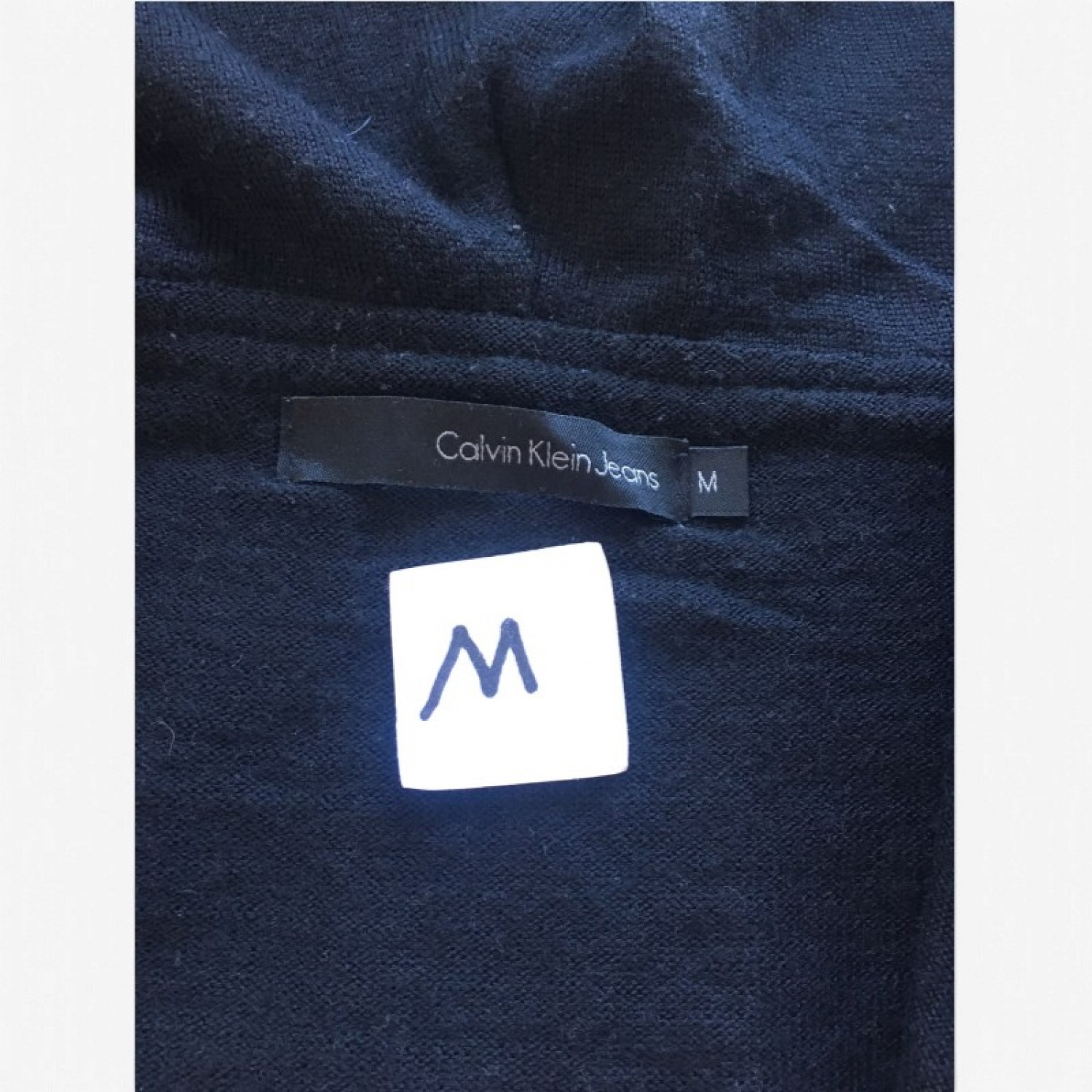 Calvin Klein Jeans Full-Zip Hoodie – Black – M