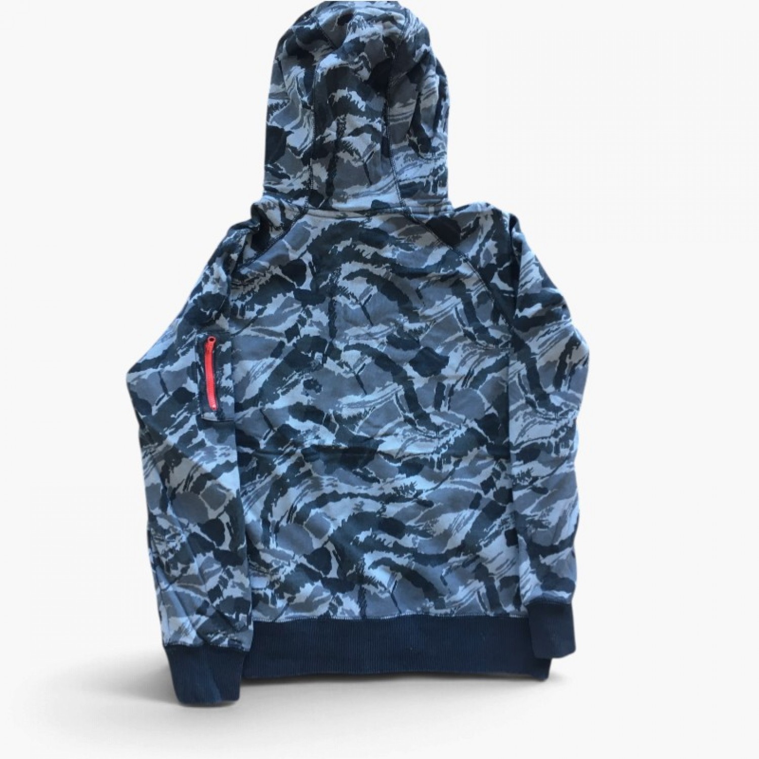 Nike Camo Full-Zip Hoodie – Black & Grey – XL