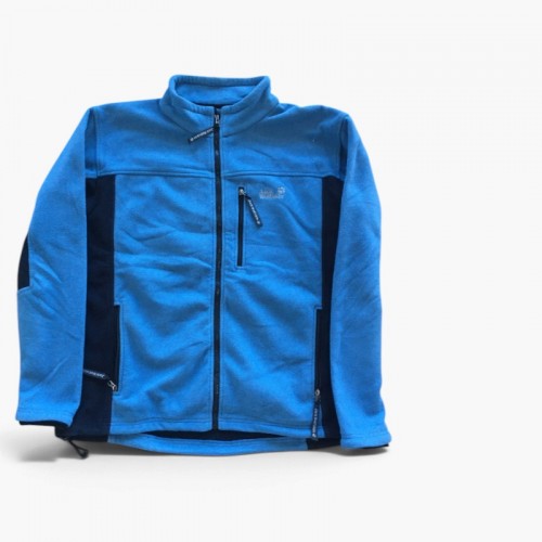 Jack Wolfskin Colorblock Fleece Jacket – Blue & Black – XXXL