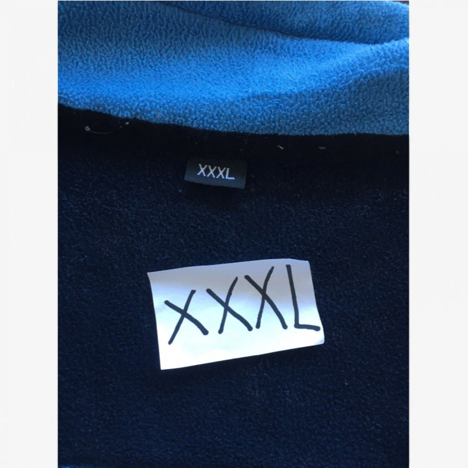 Jack Wolfskin Colorblock Fleece Jacket – Blue & Black – XXXL