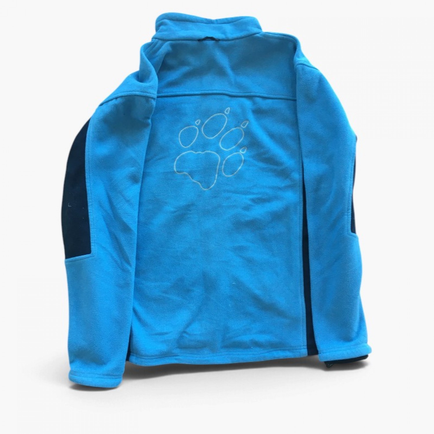 Jack Wolfskin Colorblock Fleece Jacket – Blue & Black – XXXL