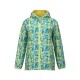Jeep Printed Hooded Jacket – Yellow & Teal – M