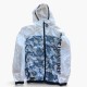 AAPE Camo Hooded Jacket – White & Grey – XL