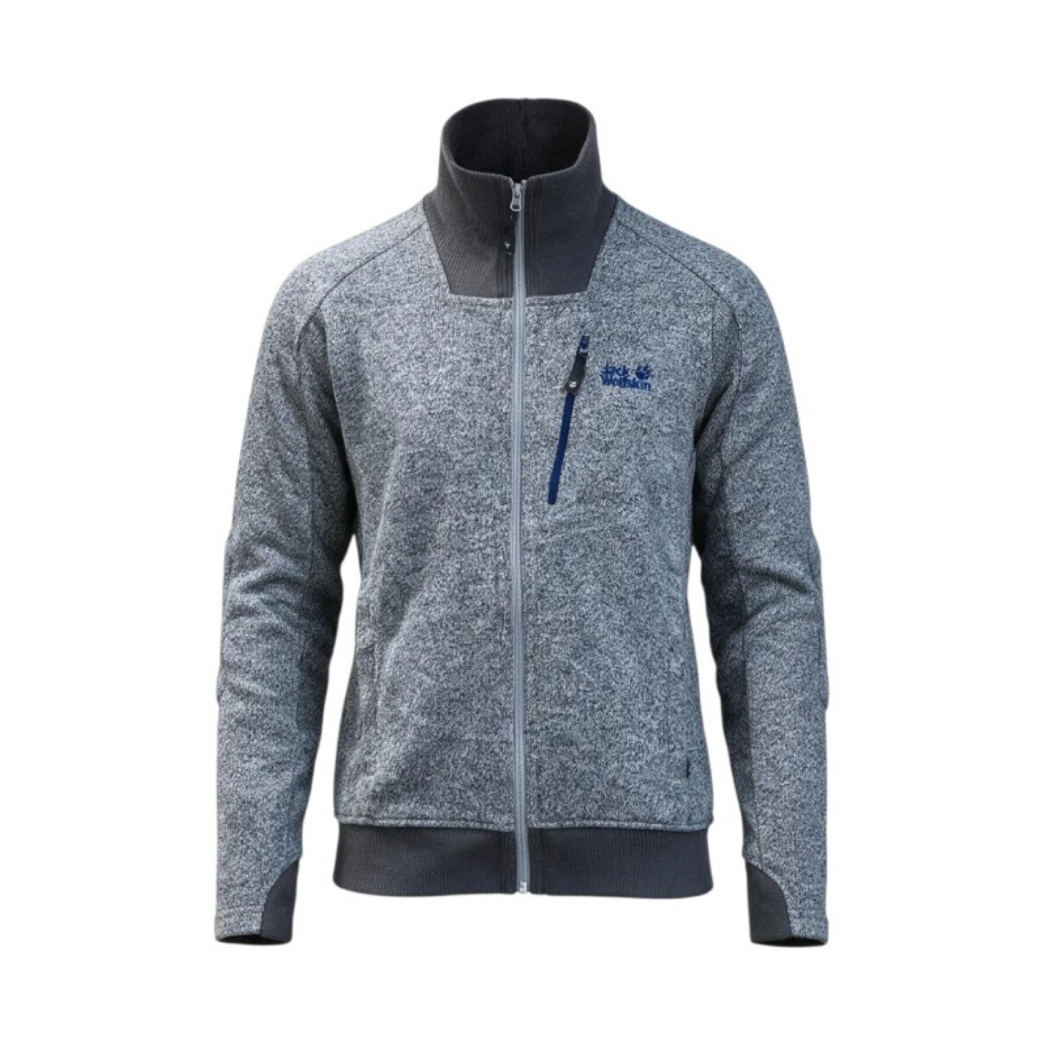 Jack Wolfskin Full-Zip Fleece Jacket – Grey – S