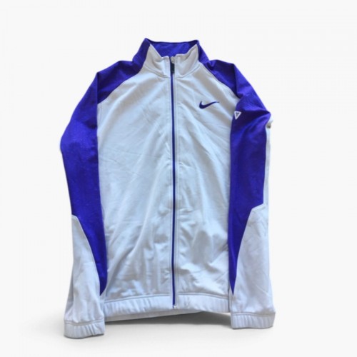 Nike Dri-FIT Track Jacket – Light Grey & Purple – XXL