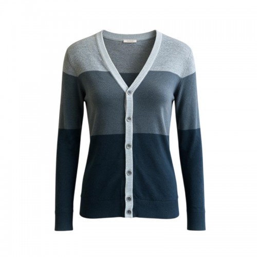 Jack & Jones Colorblock Knit Cardigan – Grey & Navy –