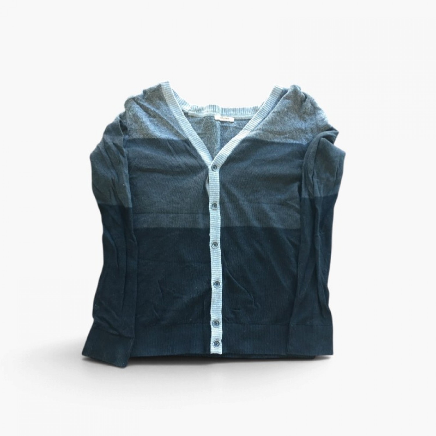 Jack & Jones Colorblock Knit Cardigan – Grey & Navy –