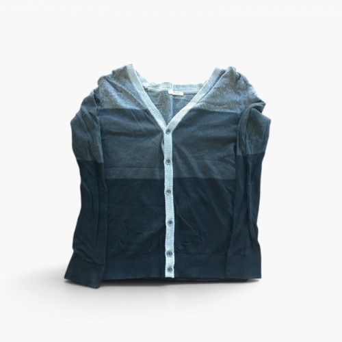 Jack & Jones Colorblock Knit Cardigan – Grey & Navy –