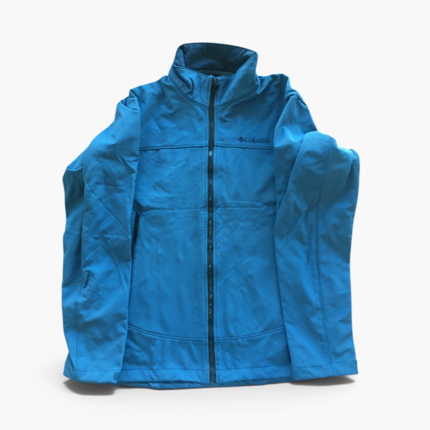 Columbia Full-Zip Jacket – Blue – L