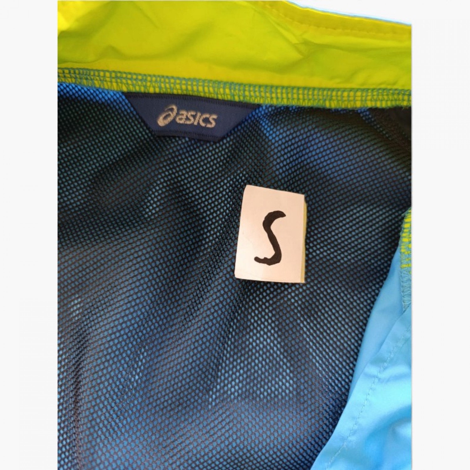 Asics Colorblock Track Jacket – Blue & Navy – S