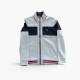 Fila Colorblock Full-Zip Jacket – Grey & Navy – L