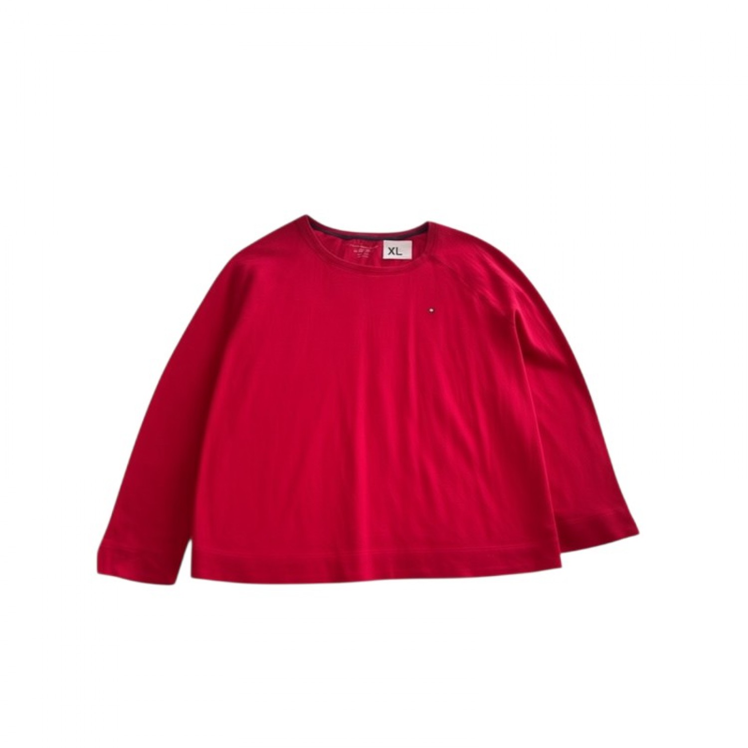 Tommy Hilfiger Κόκκινο Crew Neck Sweatshirt XLTommy Hilfiger Κόκκινο Crew Neck Sweatshirt XL / Pre-Owned