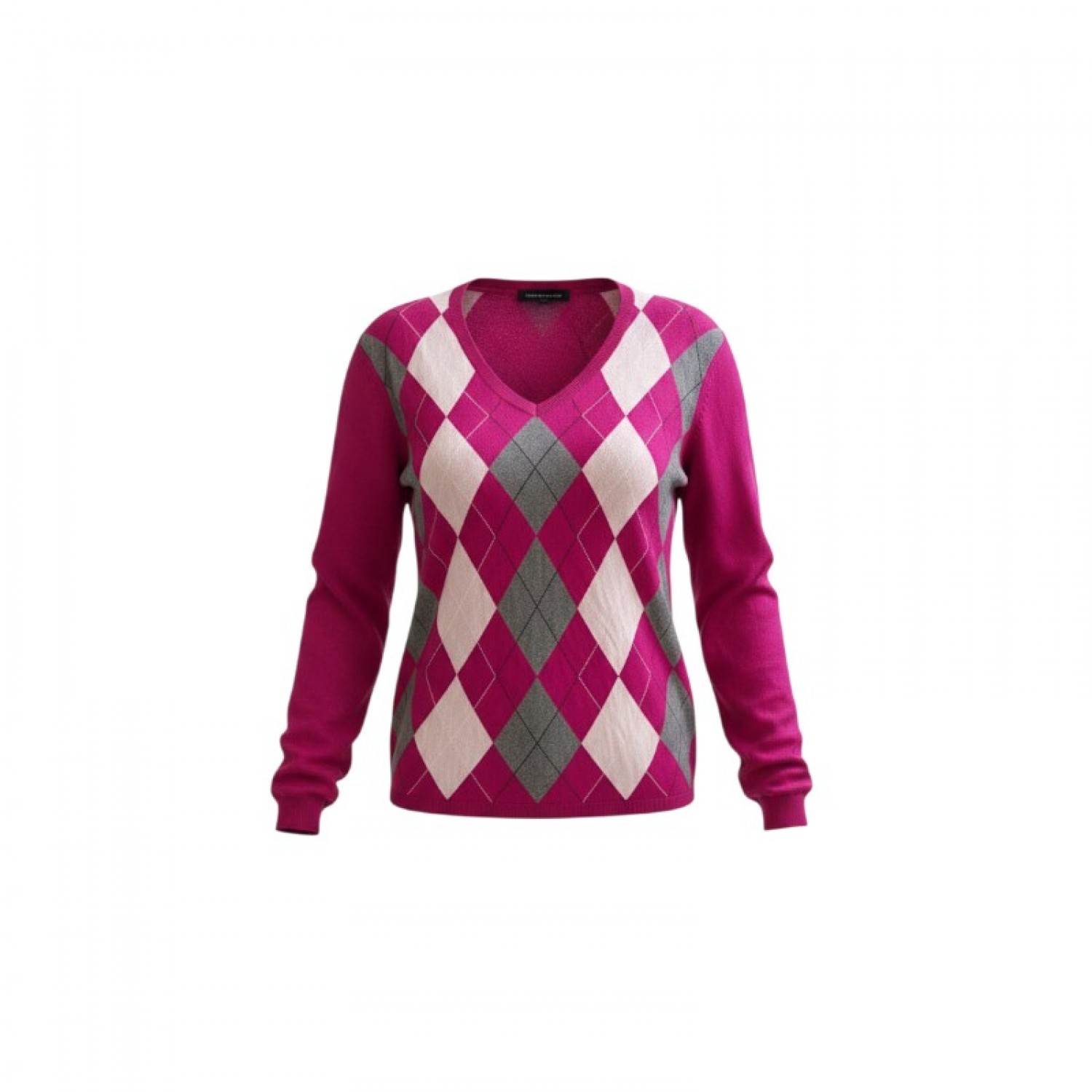 Tommy Hilfiger Argyle Πουλόβερ XXL / Pre-Owned